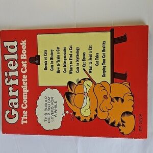 Garfield -The Complete Cat Book 1981 By Jim Davis The Book For Cat Lovers